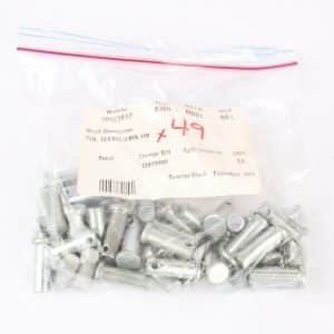 Nickel Plated Steel Clevis Pin, 3/8" x 1", Nickel Plated Steel, 49 Pieces