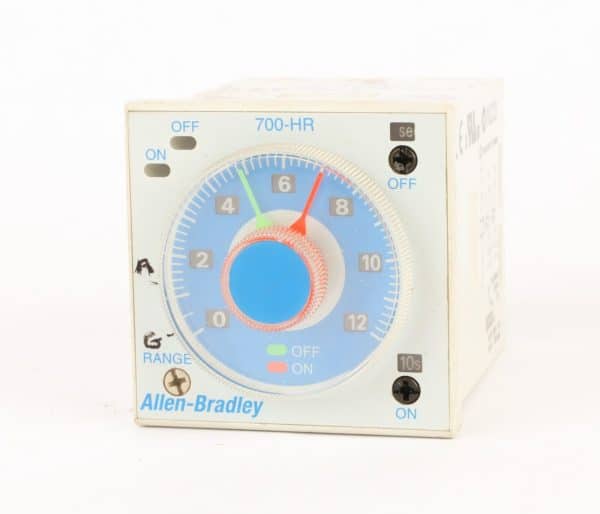 Allen-Bradley 700-HRF82DA18 Twin Timing Relay, 0.05s-30h, 120VAC, Pilot duty