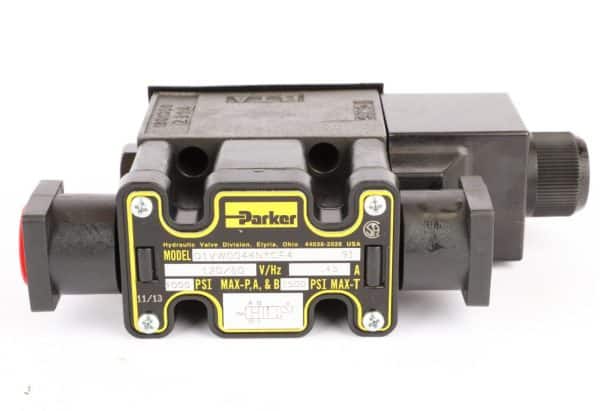 Parker D1VW004KNYCF4 Hydraulic 4/2 Way Directional Control Valve, Float Center