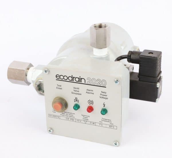 Zander EcoDrain 2020 Automatic Compressed Air Condensate Drain, 120VAC, 3/4" NPT