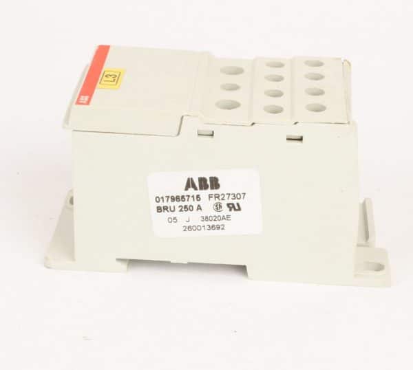 ABB BRU 250 A / 017965715 Power Distribution Block, 2X14-2AWG+5X14-6AWG+4X14-8AW