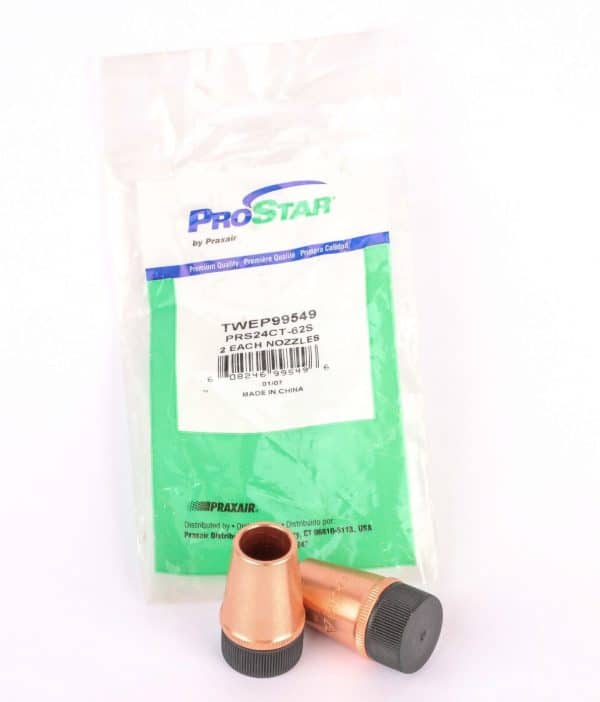 Pack of 2 Praxair ProStar Tweco PRS24CT-62S Nozzle 5/8" Coarse Thread TWEP99549