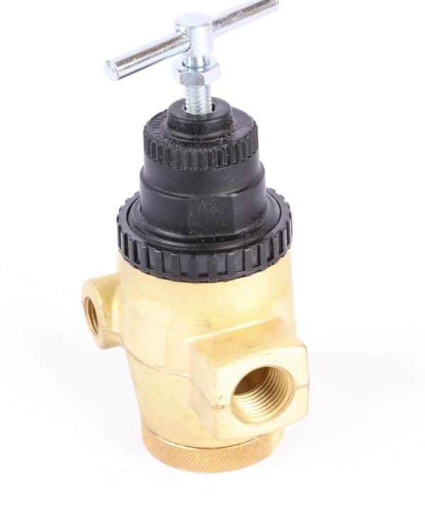 Norgren R43-406-NGLA Air/Water Pressure Regulator, 0-125PSI, Brass, 1/2" NPT