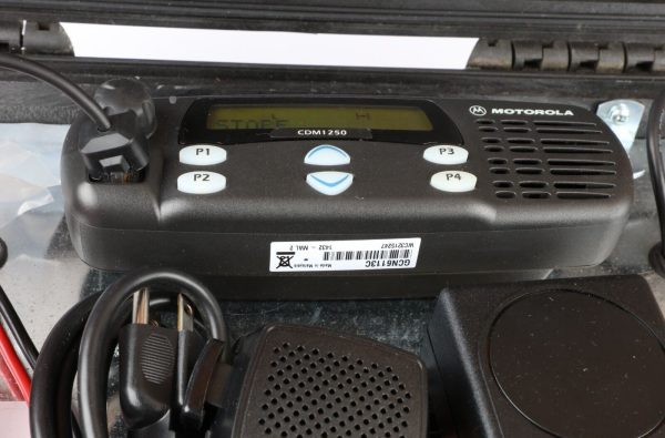 Motorola CDM1250 Pelican Case Simplex VHF Base Station Repeater, AAM25KHD9AA2AN