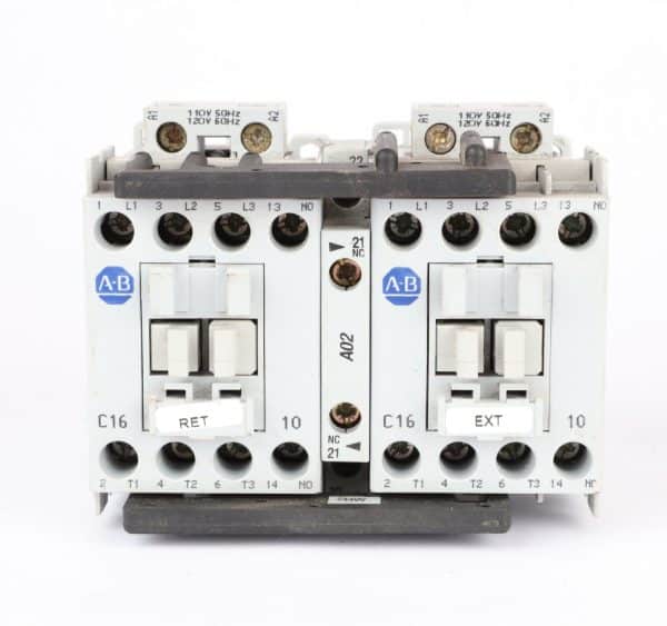 Allen Bradley 104-C16D22 Universal Reversing Contactor, 30Amp, 15HP, 600VAC