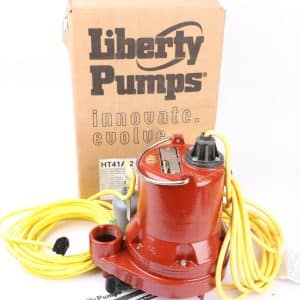 Liberty Pumps HT41A-2 Hi-Temp Submersible Effluent Pump, 115VAC, 60GPM