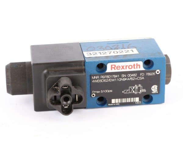 Bosch Rexroth R978017841 Hydraulic Directional Control Valve