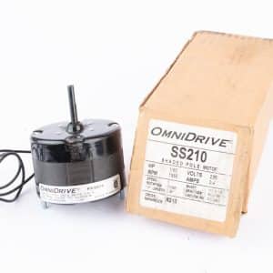 OmniDrive SS210 Blower Motor, 1/50Hp, 230VAC, 0.4Amp, 1/4" Shaft, AA2M553K