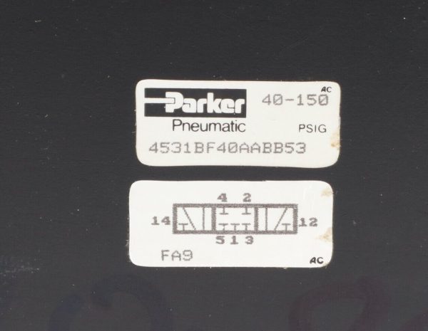 Parker 4531BF40AABB53 Pneumatic Solenoid Valve, 120VAC