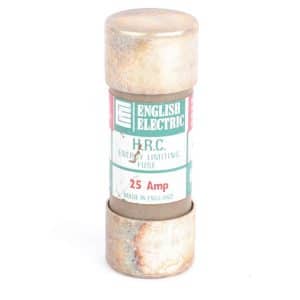 English Electric C25J (JKS-25, A4J25) Fast-Acting Current Limiting Fuse, Class-J