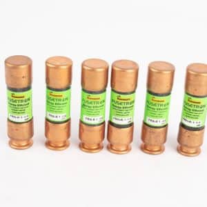 Pack of 6 Eaton Bussmann FRN-R-1-1/4 Time-Delay Fuse, 250VAC or Less, 1.25Amp