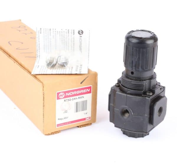 Norgren R73G-2AK-RMN Pneumatic Air Pressure Regulator, 0-150PSIG, 1/4" NPT