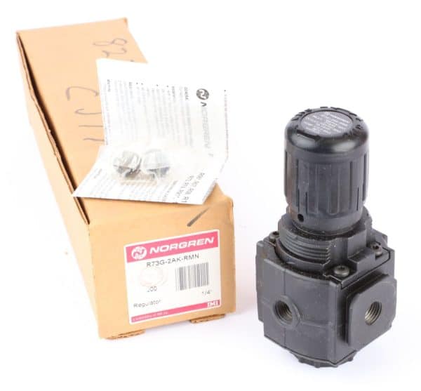 Norgren R73G-2AK-RMN Pneumatic Air Pressure Regulator, 0-150PSIG, 1/4" NPT