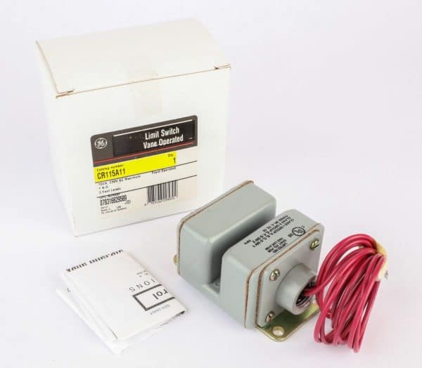 General Electric CR115A11 Limit Switch, Vane Operated, 230VAC, 15VA, 1-N.O.