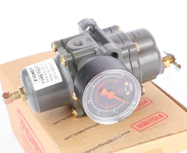 Fisher FS-67CFR-235 Precision Pneumatic Air Pressure Regulator 0-35PSI, 1/4" NPT