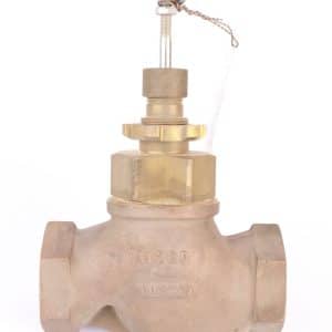 Fisher Type GS 1-1/2" 2-Way Globe Valve, 1.5" NPT, Bronze, 250PSI